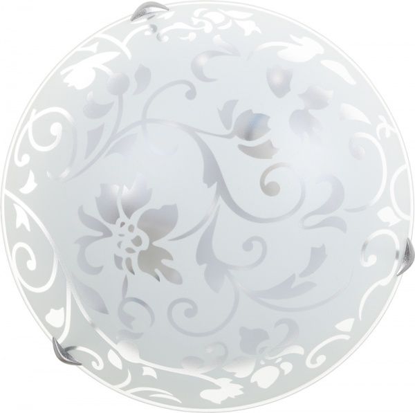 Светильник настенно-потолочный УТ Сяйво НПБ Весна 2x60 Вт E27 белый 3019 