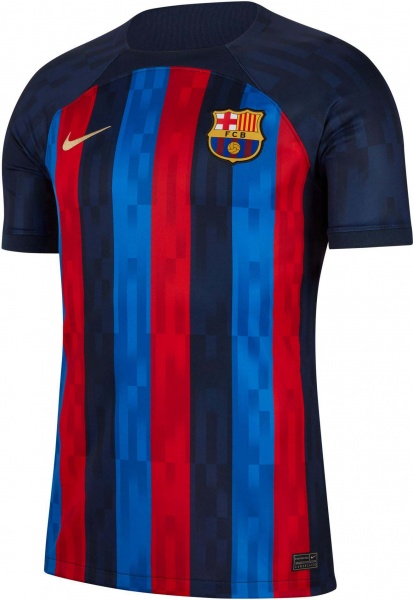 Футболка Nike FCB DF STAD JSY SS HM DM1840-452 р.2XL синий