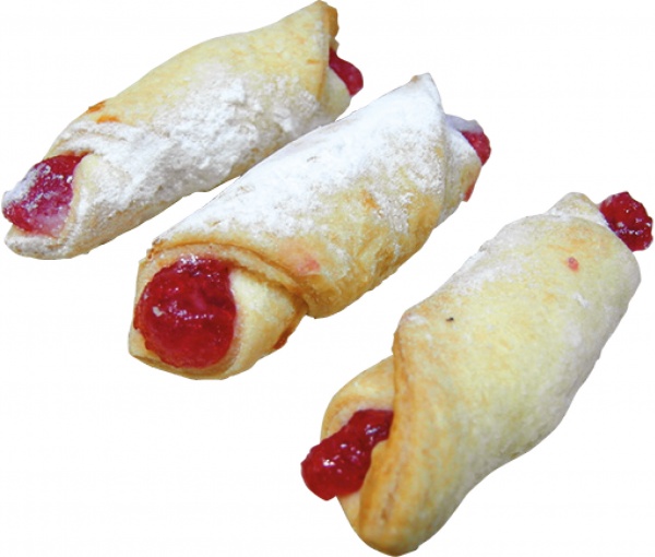 Печенье Рогалики с малиновым джемом 400 г 