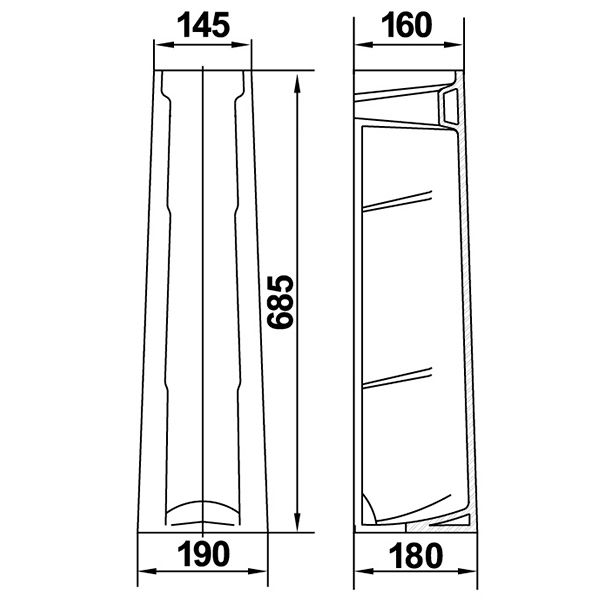 Пьедестал Керамин Люкс-N (70607264)