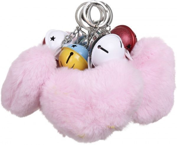 Брелок для рюкзака Сердце розовое