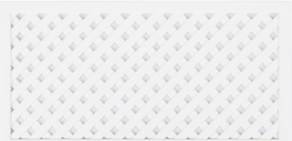 Решітка 255x496 під фасад 355x596 біла