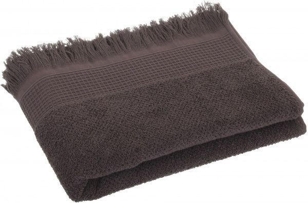 Полотенце Комби махровое 70x140 см шоколадный Simi 