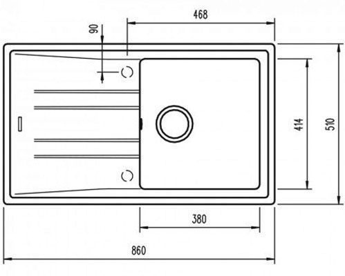 Мойка для кухни Teka STONE 50 B-TG 1B 1D песочный 