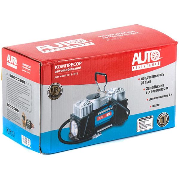 Компресcор автомобильный AUTO ASSISTANCE AC102-7C