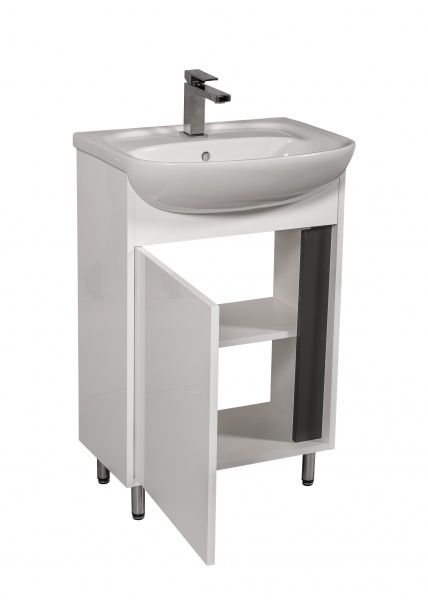 Тумба напольная Aqua Rodos Терра с умывальником Новая 55 см