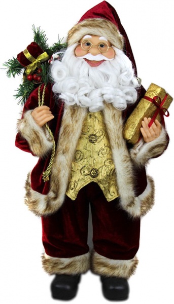 Декорация новогодняя Art Trend Creation Limited Санта лесной ST24-71102 60 см 