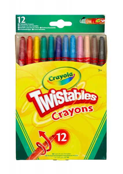 Мел восковый Твист 12 шт./уп. Crayola