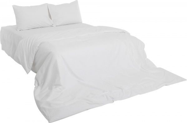 Комплект постільної білизни Basic Check 2 білий La Nuit 
