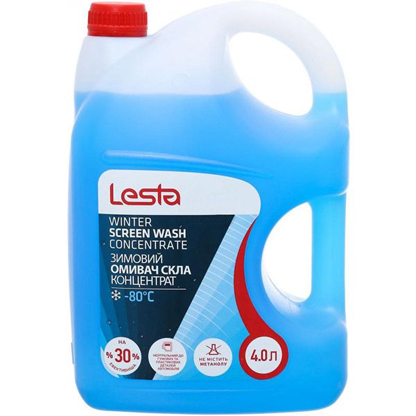 Омыватель стекла Lesta концентрат зима –80° С 4 л
