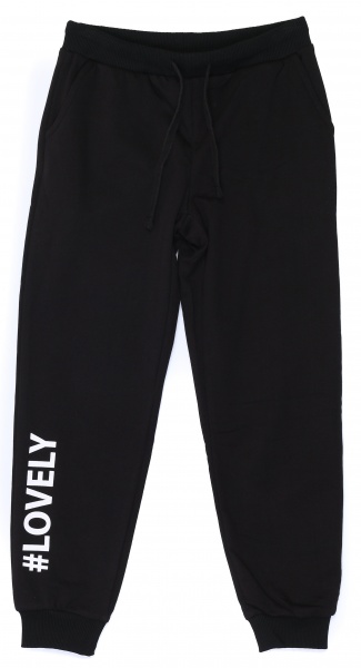 Штаны для девочек Funtime my look black р.140 черный 