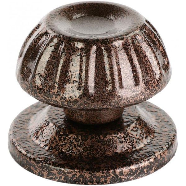 Ручка дверная Зефир РЛ072 коричневая