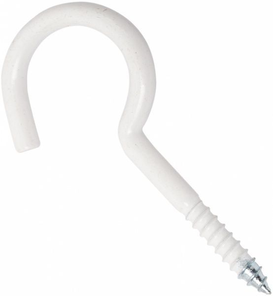 Шуруп універсальний с C-крюком 5,2х80 мм 2 шт белый EXPERT FIX