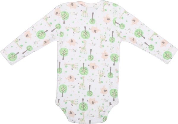 Комбінезон Фламінго р.68 білий із принтом 172-222 