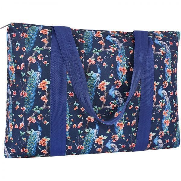 Сумка пляжна Bagland Павичі big сублiмацiя 787 (00731664) мульті 