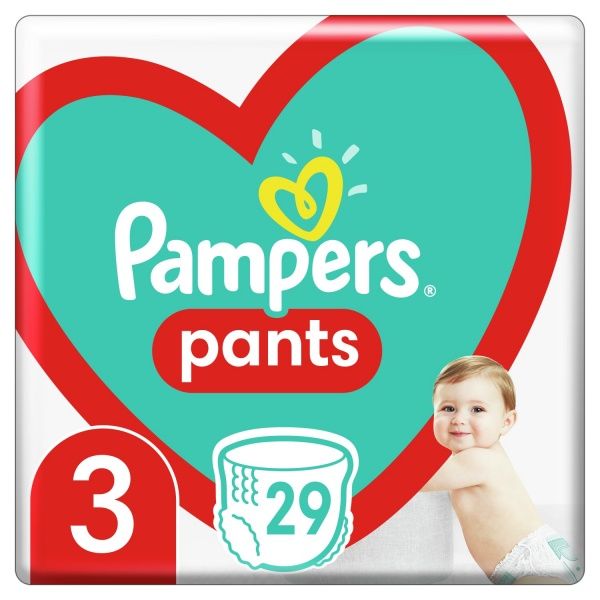 Підгузки-трусики Pampers Pants Розмір 3 (6-11 кг) 29 шт.