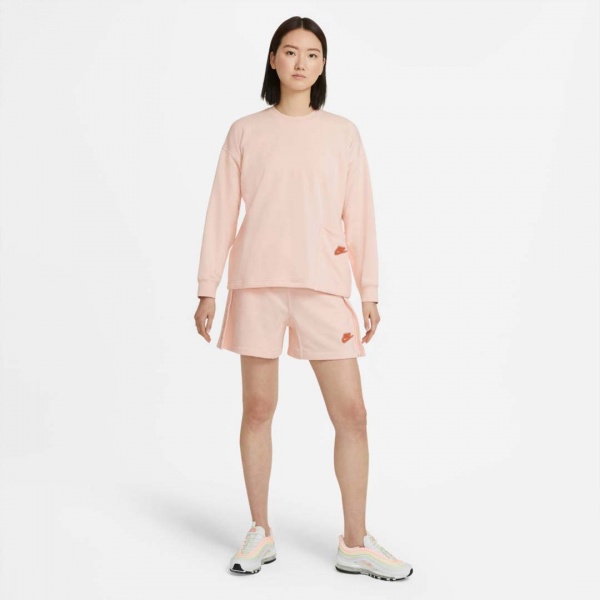 Шорти Nike W NSW SHORT EARTH DAY FT CZ9249-805 р. L світло-рожевий