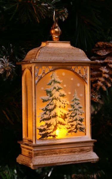 Фігурка з підсвіткою Ліхтар вбудований світлодіод (LED) 13,5 см 