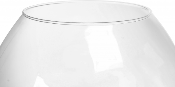 Ваза скляна Теамо Ірина 25 см прозора 