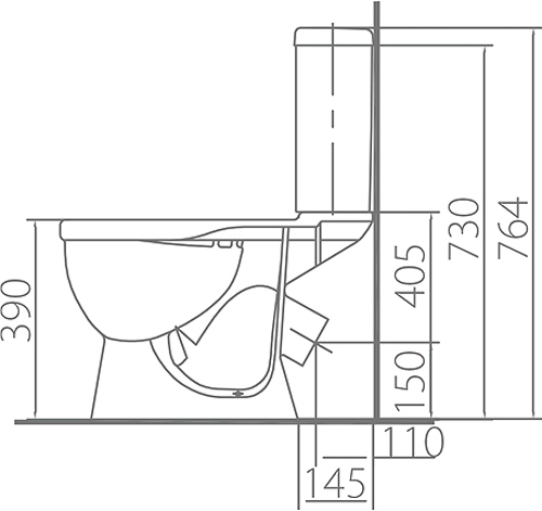 Унитаз-компакт Kolo Antysplash із сидінням 209905UA