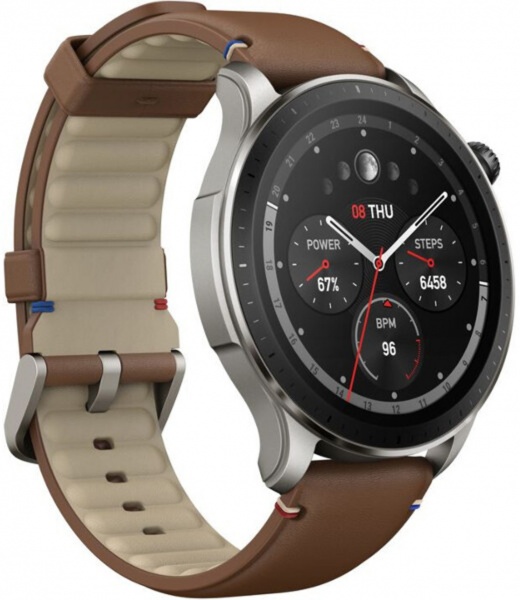 Смарт-годинник Amazfit GTR 4 vintage brown leather (955545)
