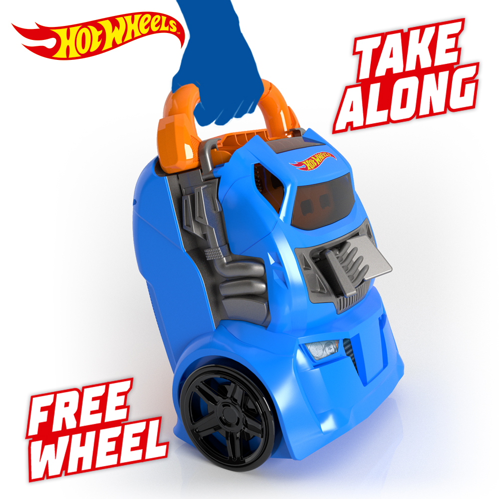 Контейнер Hot Wheels з 4 рівнобіжними доріжками HWCC14