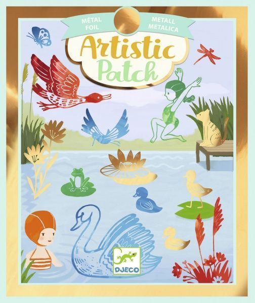 Набор для творчества Djeco Художественные патчи металлизированные Природа DJ09461