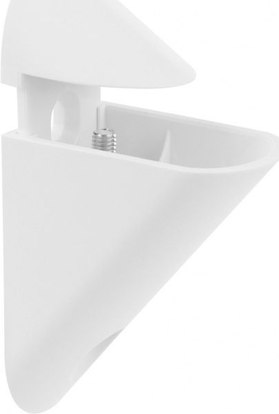 Тримач для полиць  Poliplast ABS 4-22 мм білий