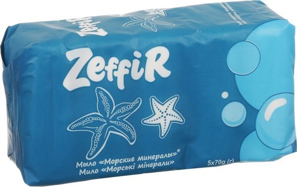 Туалетное мыло ZEFFIR Морские минералы 5 шт. 70 г