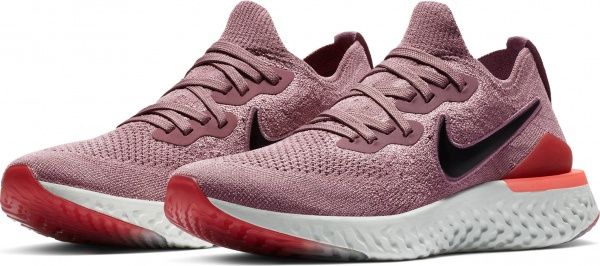 Кроссовки Nike W EPIC REACT FLYKNIT 2 BQ8927-500 р.6,5 бордовый