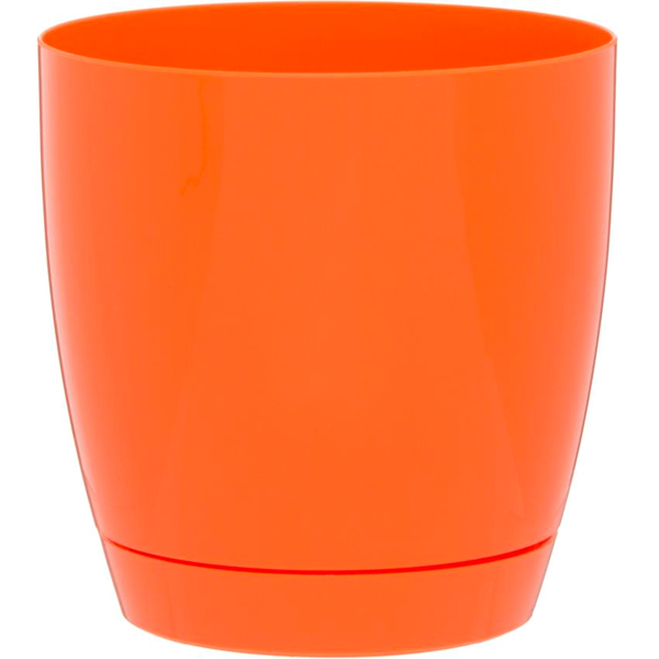 Горшок цветочный Декор-Престиж Тоскана-Круглая 13 1.6 л оранжевый