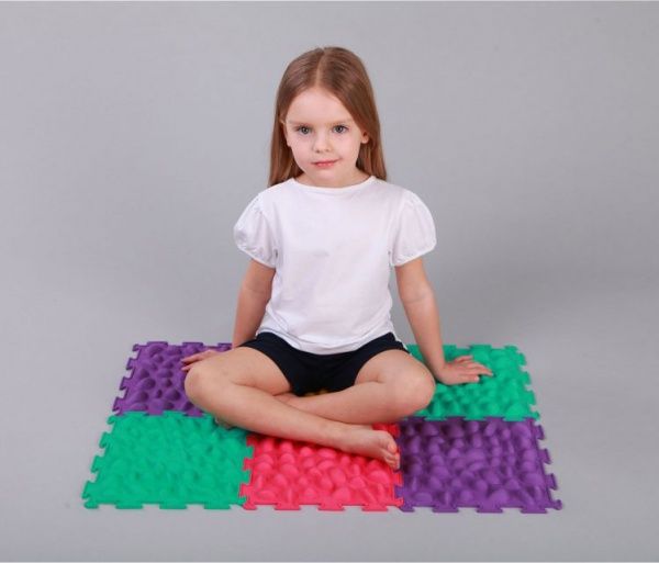 Коврик-пазл Ridni Relax массажный 6 пазлов RD-STONE-6