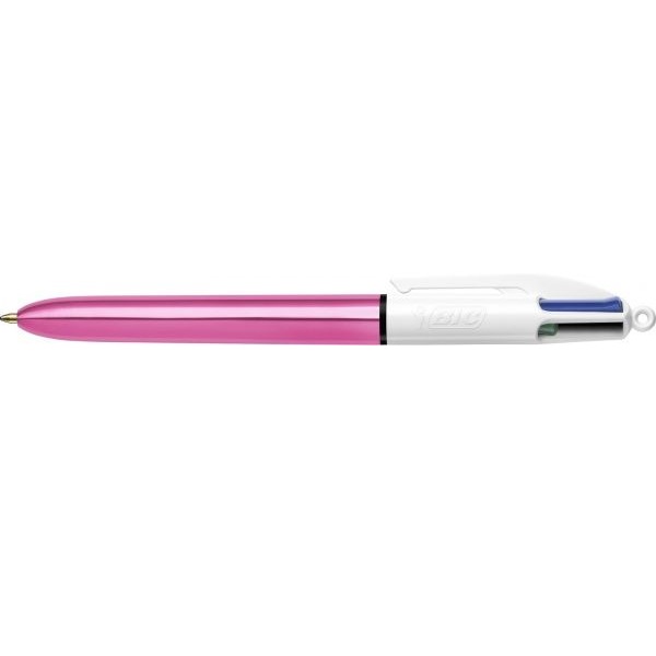 Ручка шариковая BIC 4 Colours Shine Pink 