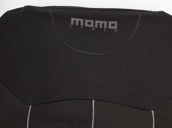 Комплект чехлов на сиденья Fodera Univ MOMO SC010BG черный с серым