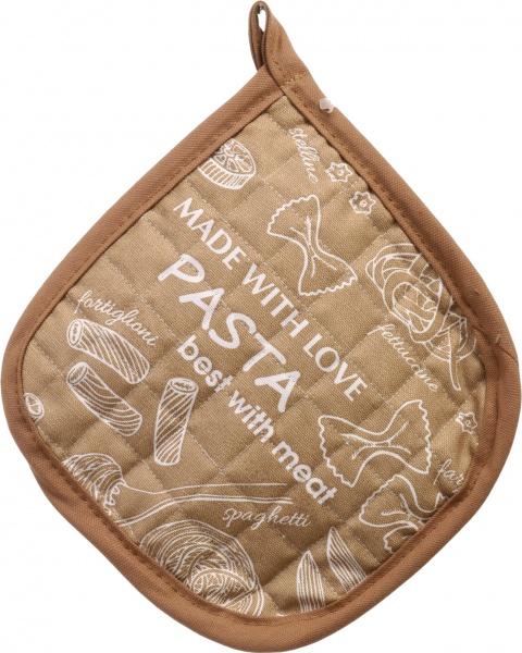 Прихватка полупанама Паста 166847 20x20 см бежевый Homeline 