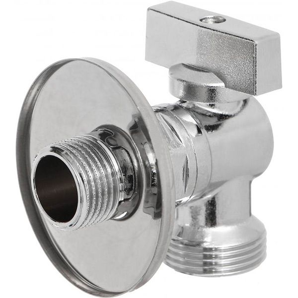 Кран Luxor хром для стиральных машин 1/2х3/4 