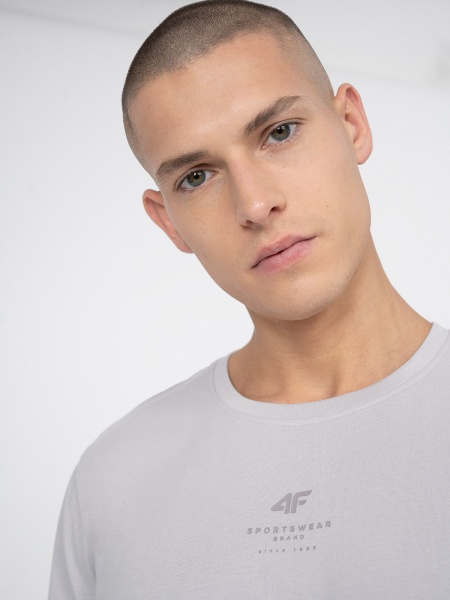 Футболка 4F TSHIRT M363 4FSS23TTSHM363-25S р.XL сірий