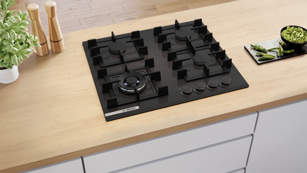 Варочная поверхность газовая Bosch PNK6B6P40R