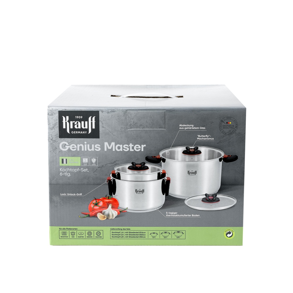 Набор посуды Krauff Genius Master 6 предметов 26-303-014