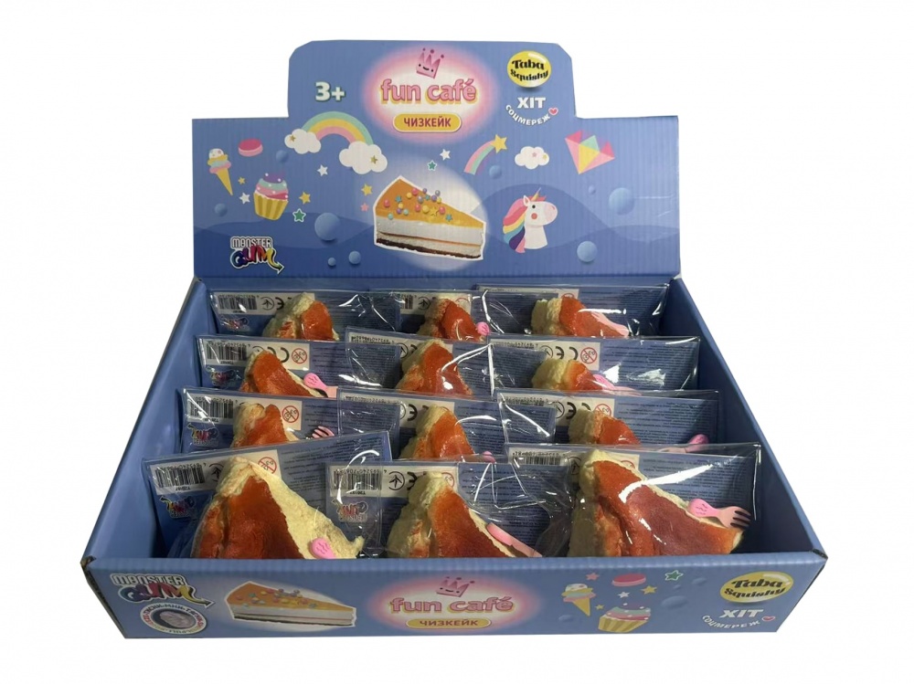 Игрушка-антистресс Monster Gum Fun Cafe Taba Чизкейк T26187