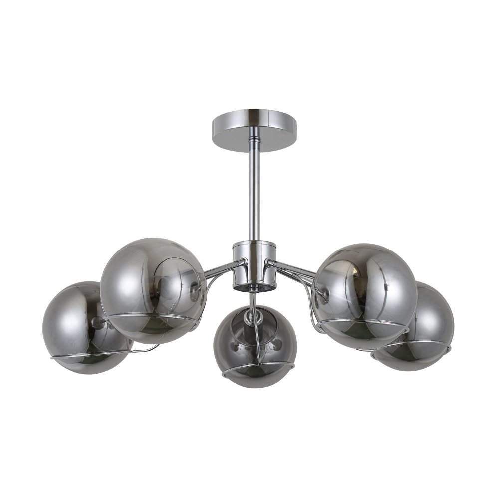 Люстра Miorro Filetto 580x330 мм 5xE14 хром 51-311-166