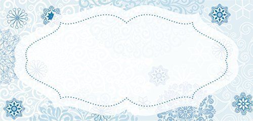 Наклейки в ленте Снежинки 24 шт. 9,5x4,5 см 203584333 Heyda