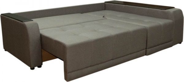 Диван кутовий Кедр ПЛЕЙН правий (Г) сірий 2400x1700x880 мм