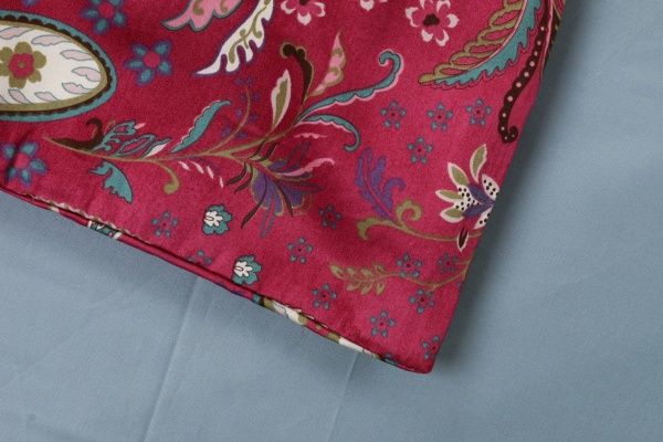 Комплект постільної білизни Burano R2 сімейний червоний Granfoulard