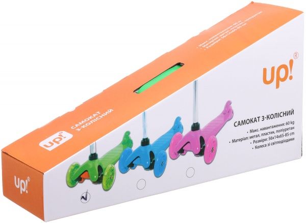 Самокат UP! (Underprice) зелений SC-MI81-GR 