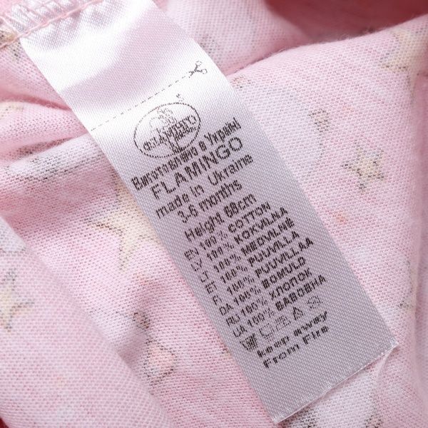 Комбинезон для девочки Фламинго р.74 розовый 