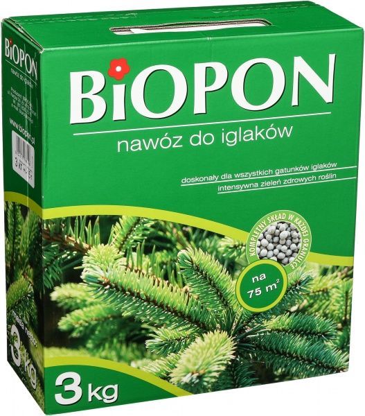 Добриво мінеральне Biopon для хвойних рослин 3 кг
