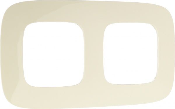 Рамка двомісна Legrand Allure універсальна кремовий 754312