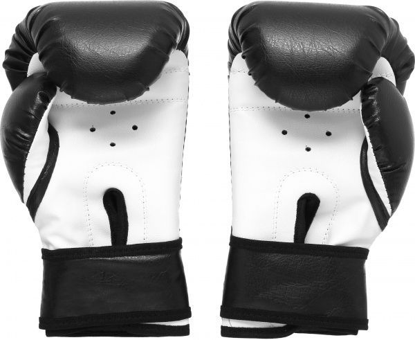 Боксерські рукавиці SPORTKO 10oz чорний із білим