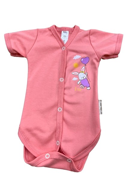 Боди для девочки Bambinelli р.62 коралловый Б302-4 